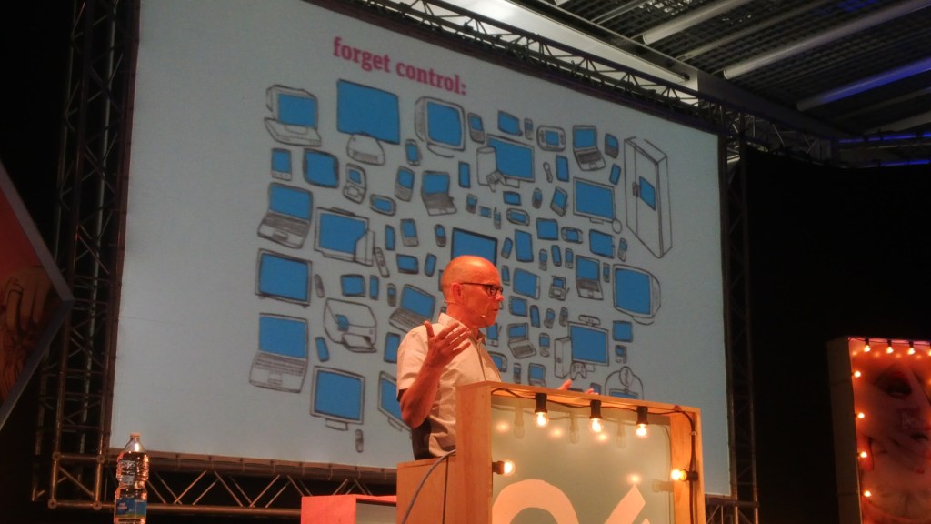 "Forget Control", Erik Spiekermann at OFFF Barcelona 2014