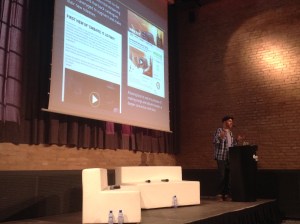 Benji Rogers on stage at Future Music Festival