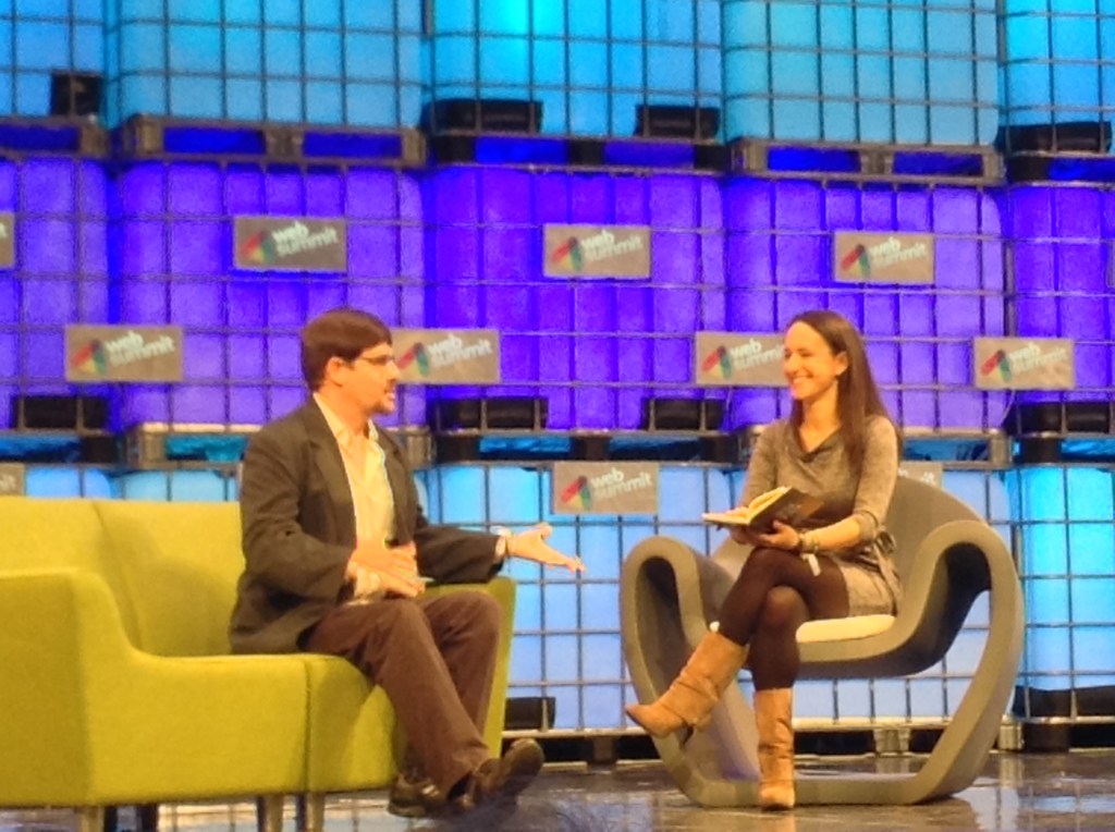 Gavin Andresen interviewed by Lisa Fleisher at the Web Summit